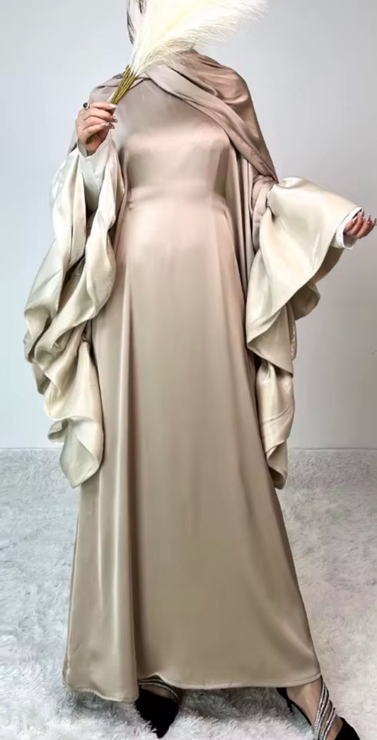 2025 Satin Veil Turkish  Dress